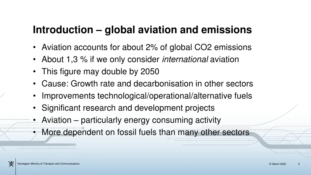 introduction global aviation and emissions