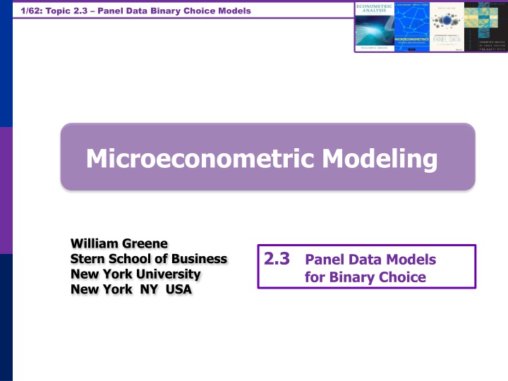 1 62 topic 2 3 panel data binary choice models