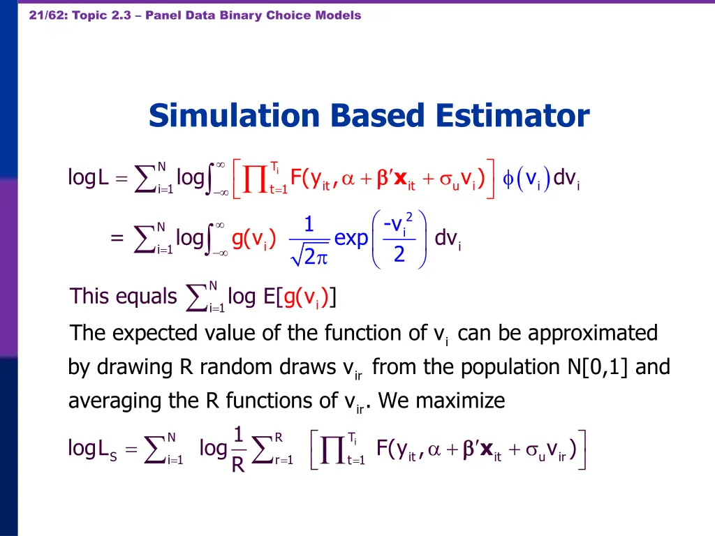 21 62 topic 2 3 panel data binary choice models