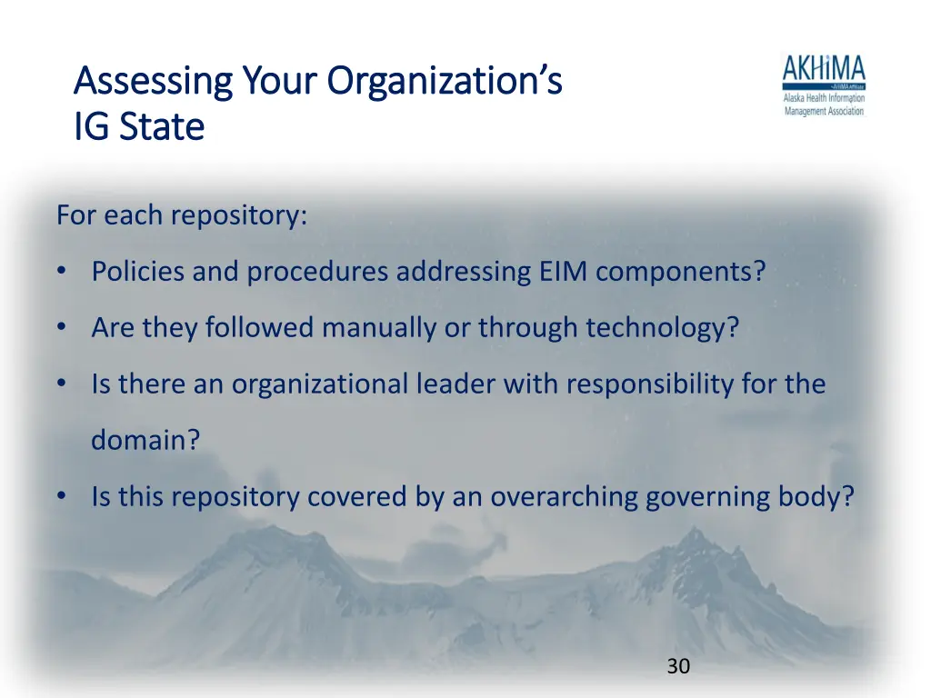 assessing your organization s assessing your