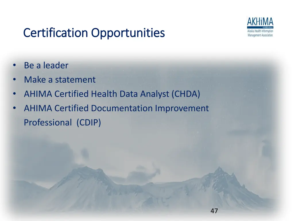 certification opportunities certification