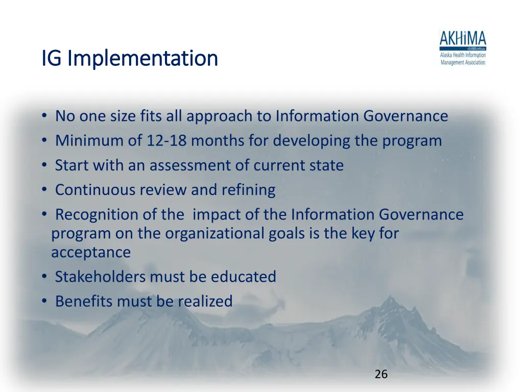ig implementation ig implementation 1