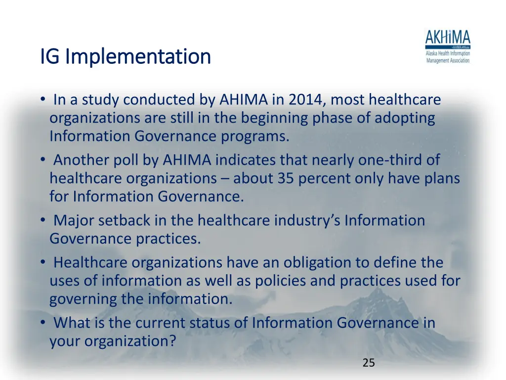 ig implementation ig implementation