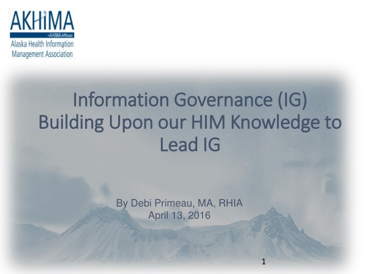 information governance ig information governance