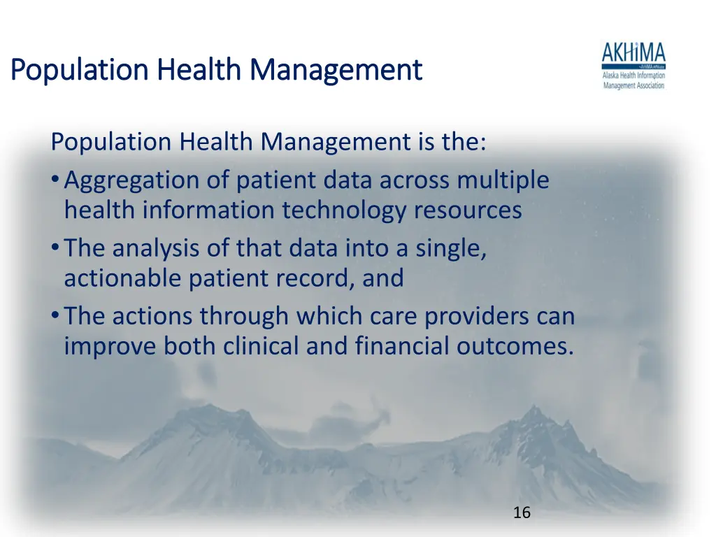 population health management population health