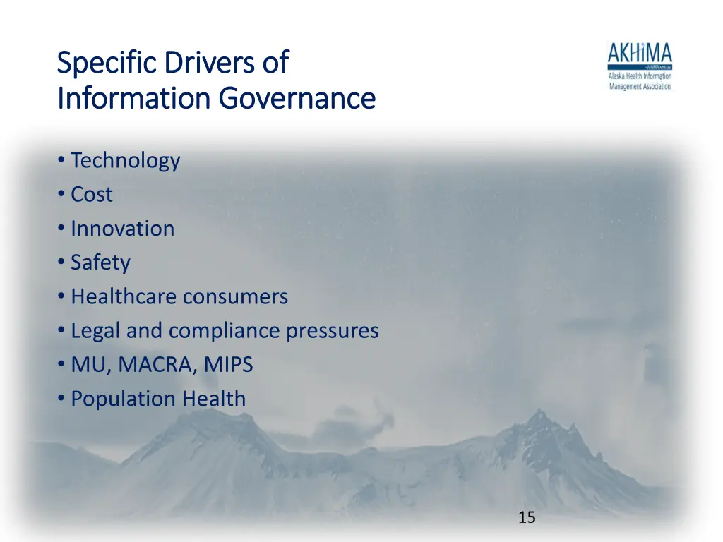 specific drivers of specific drivers