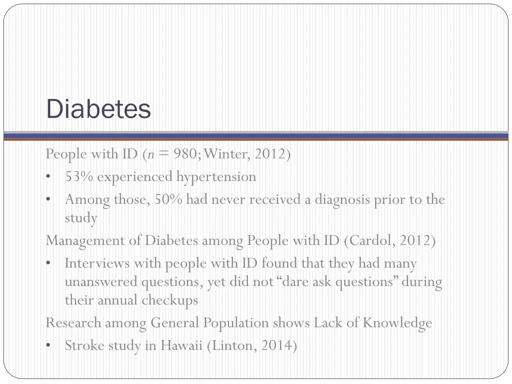 diabetes