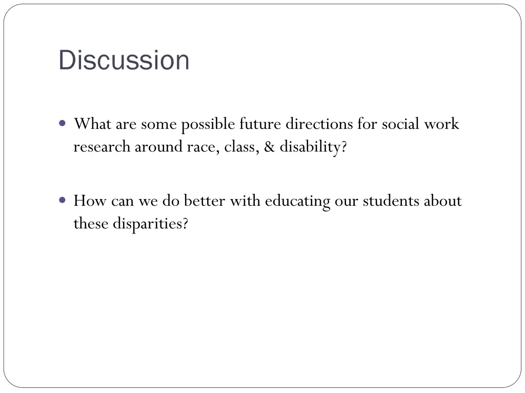 discussion