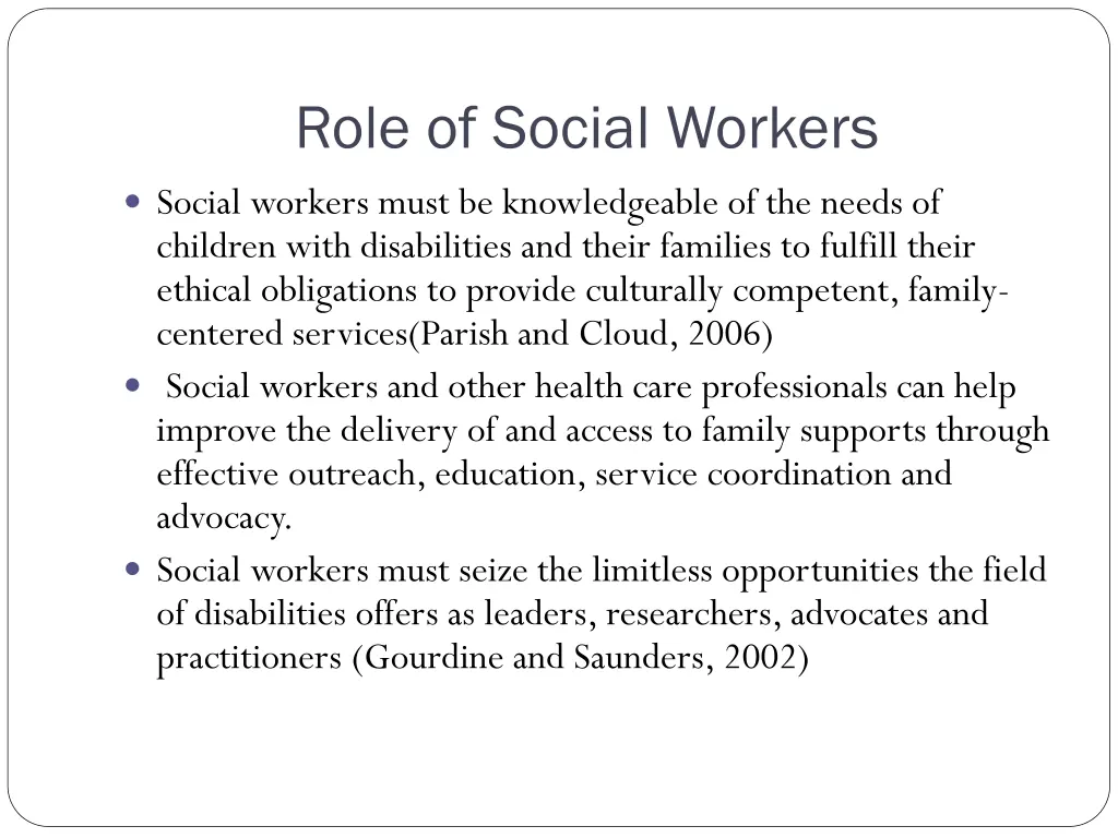 role of social workers 1