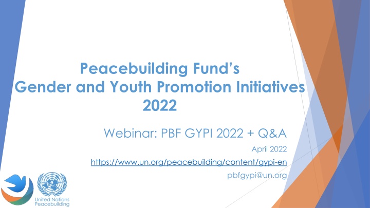 peacebuilding fund s gender and youth promotion