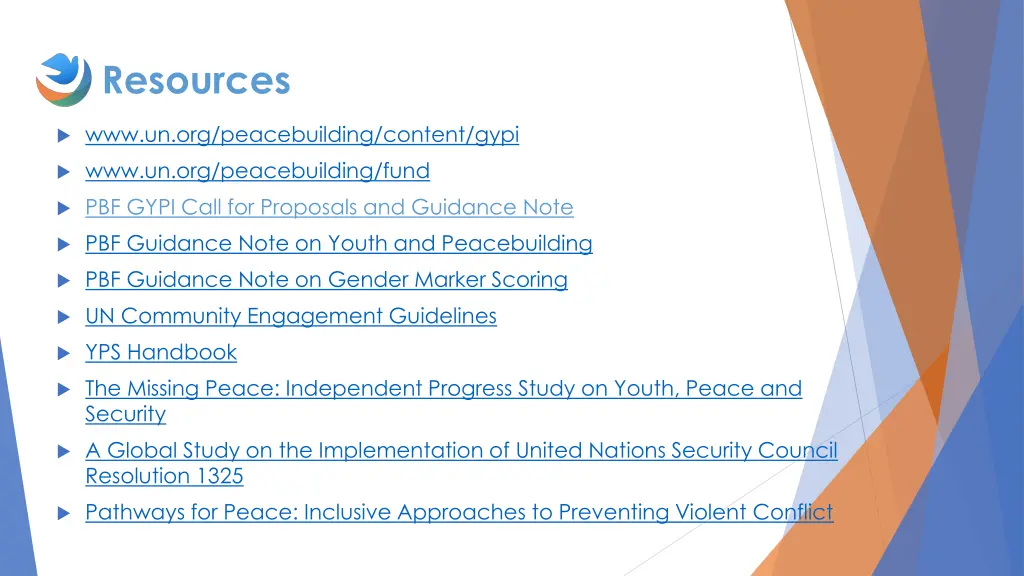 resources
