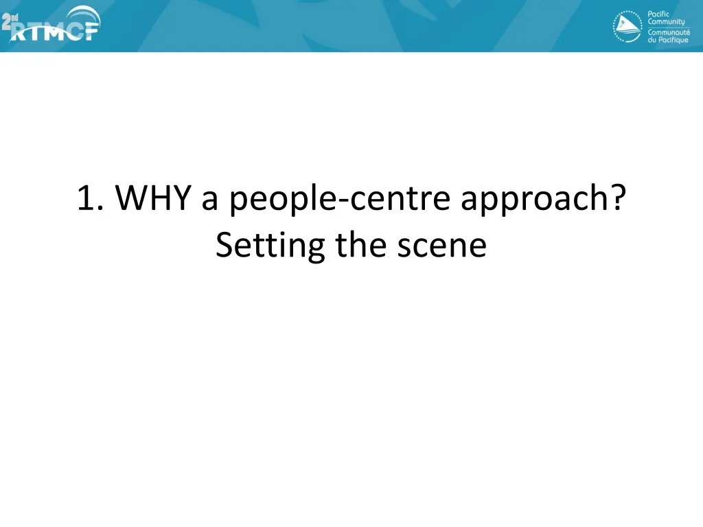 1 why a people centre approach setting the scene