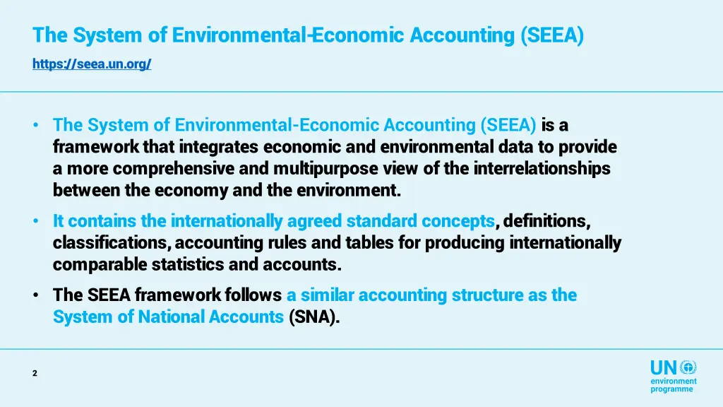 the system of environmental economic accounting
