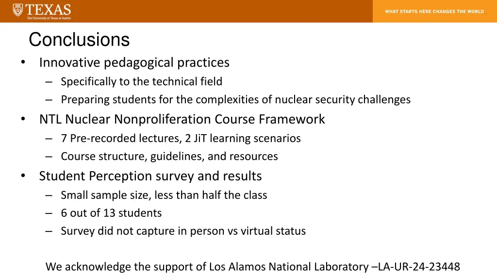 conclusions innovative pedagogical practices