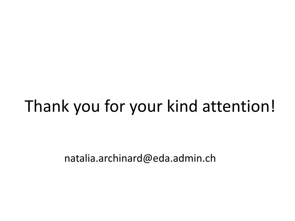 thank you for your kind attention