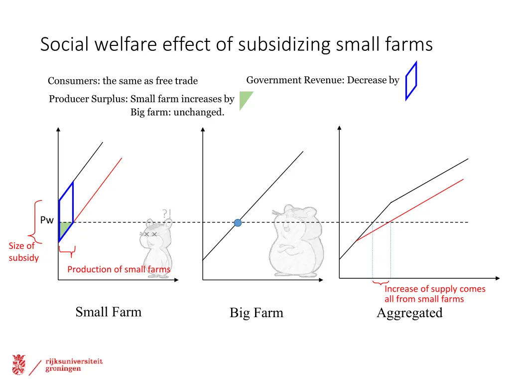 social welfare effect of subsidizing small farms