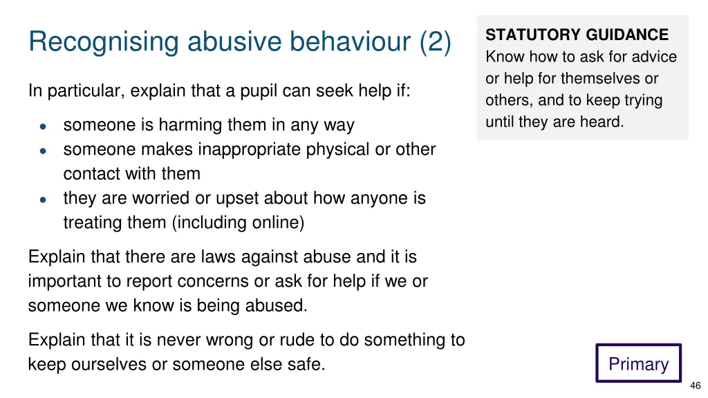 recognising abusive behaviour 2