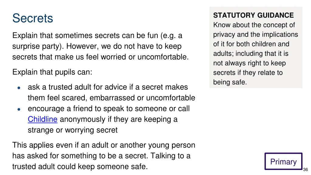 secrets