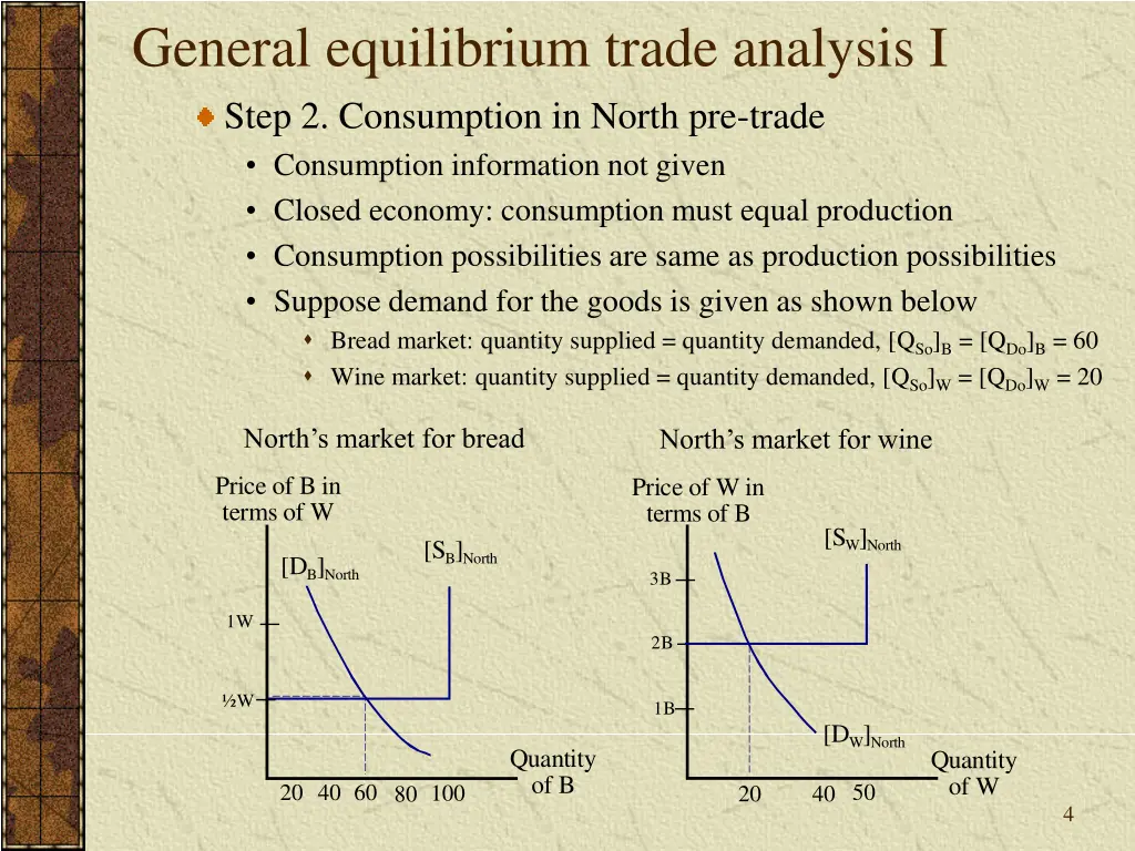 general equilibrium trade analysis i step 1