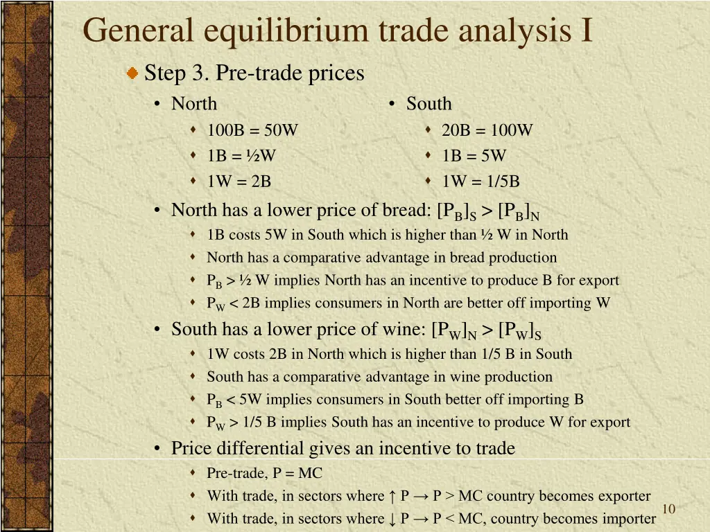 general equilibrium trade analysis i step 4