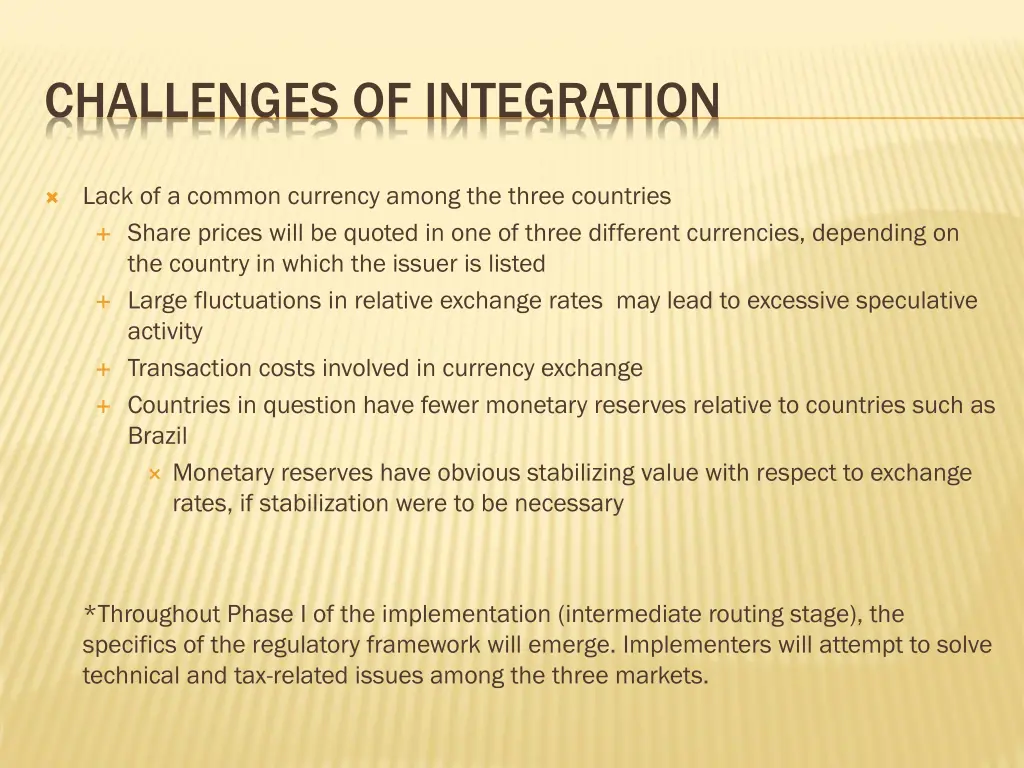 challenges of integration 1