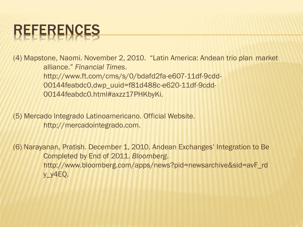 references 1