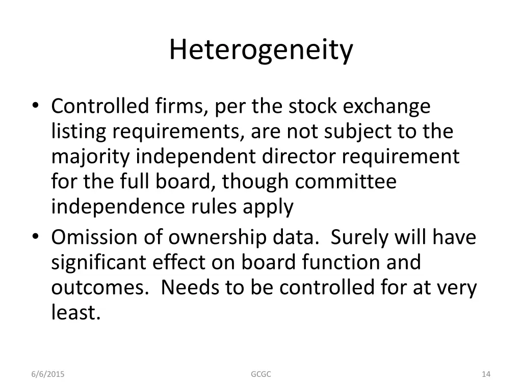heterogeneity 1