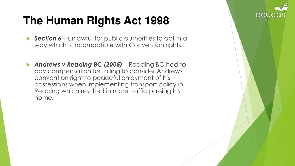the human rights act 1998 6
