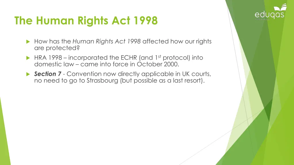 the human rights act 1998