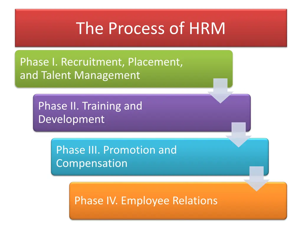 the process of hrm
