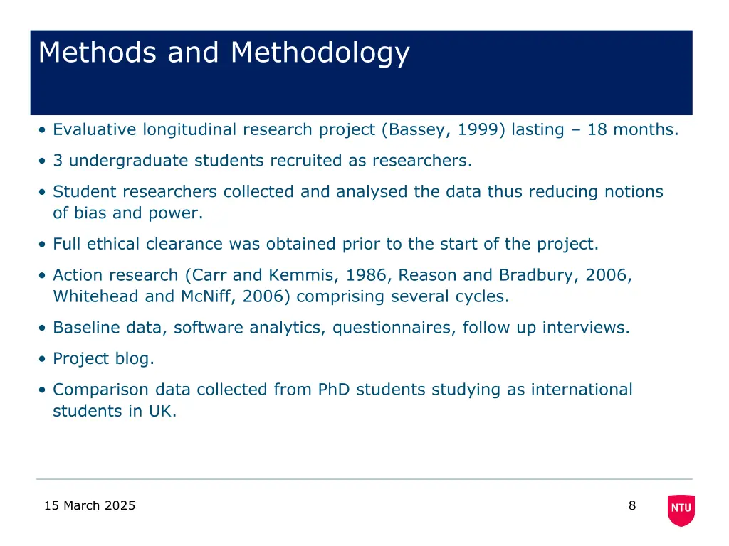 methods and methodology