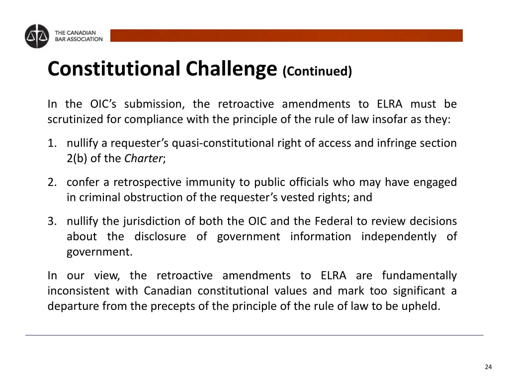 constitutional challenge continued 1