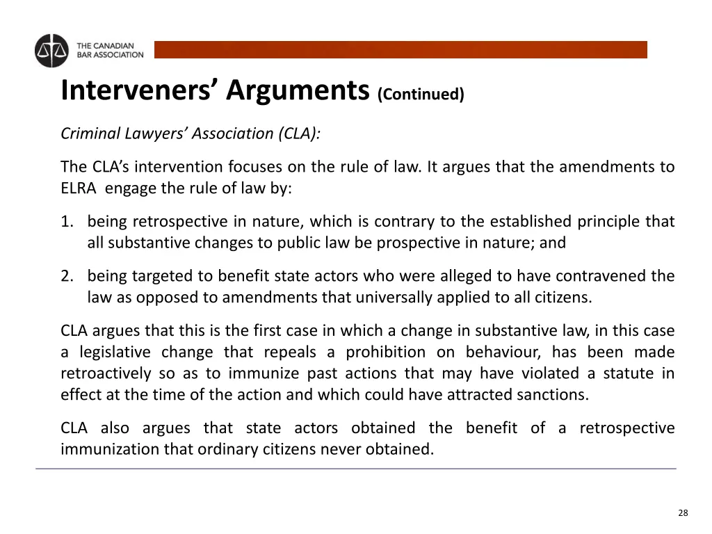 interveners arguments continued 2