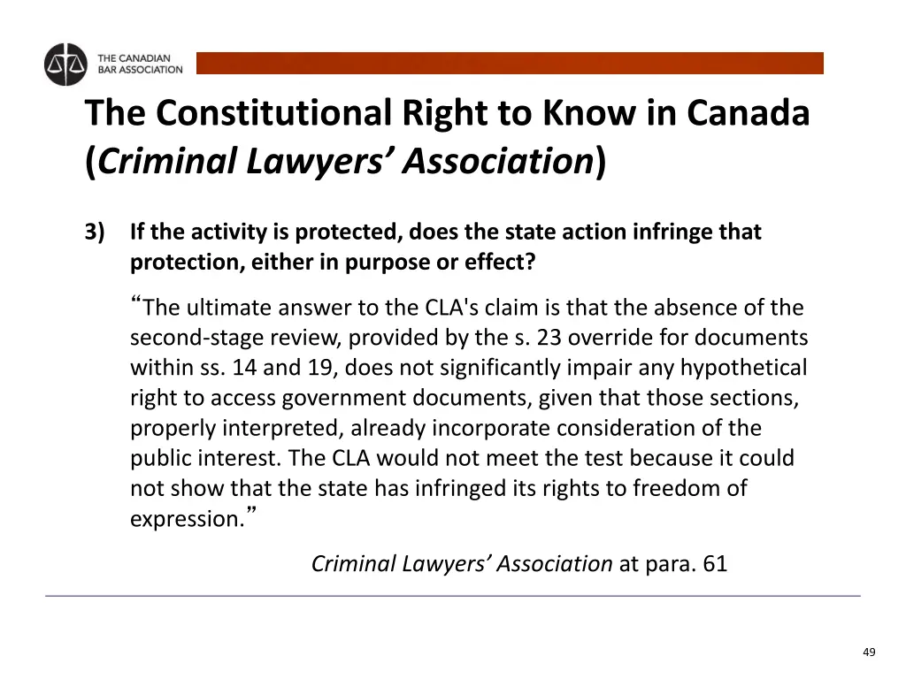 the constitutional right to know in canada 12