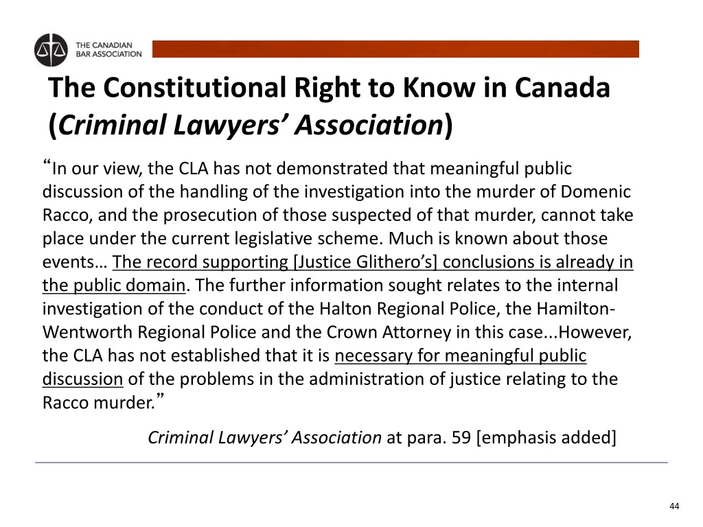 the constitutional right to know in canada 7