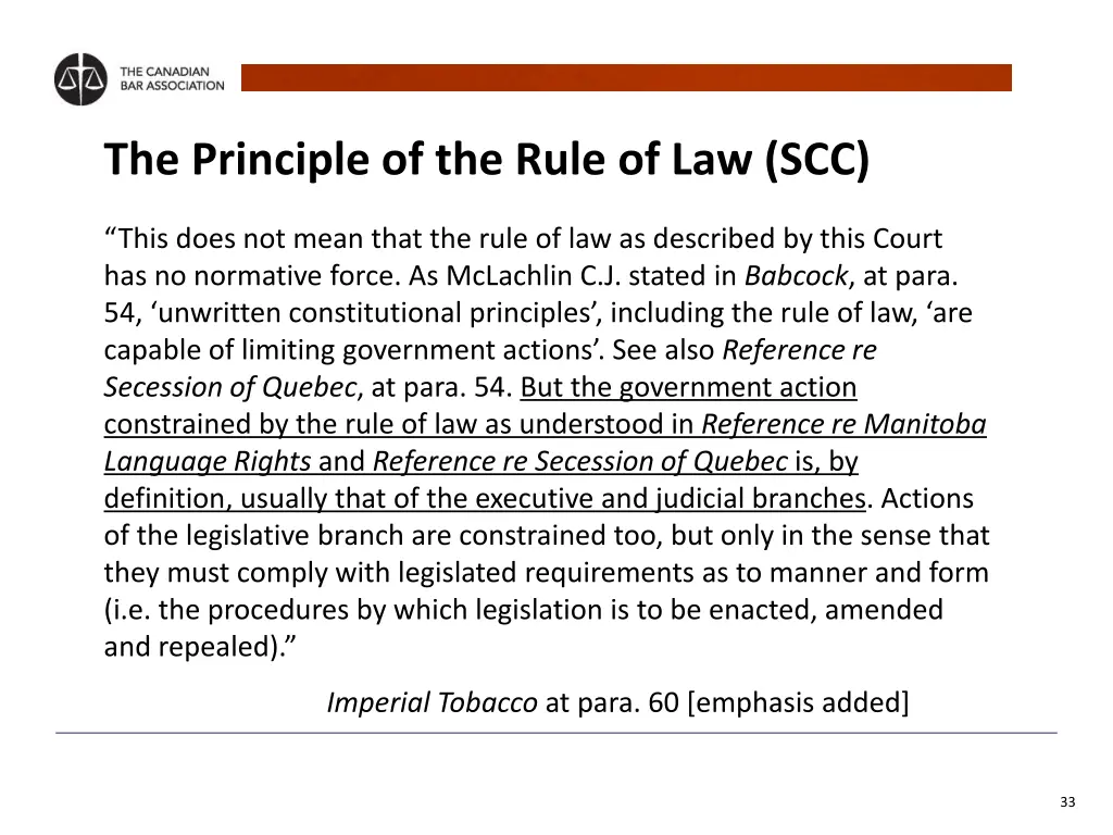the principle of the rule of law scc 3
