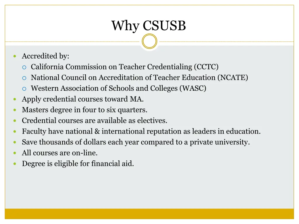 why csusb