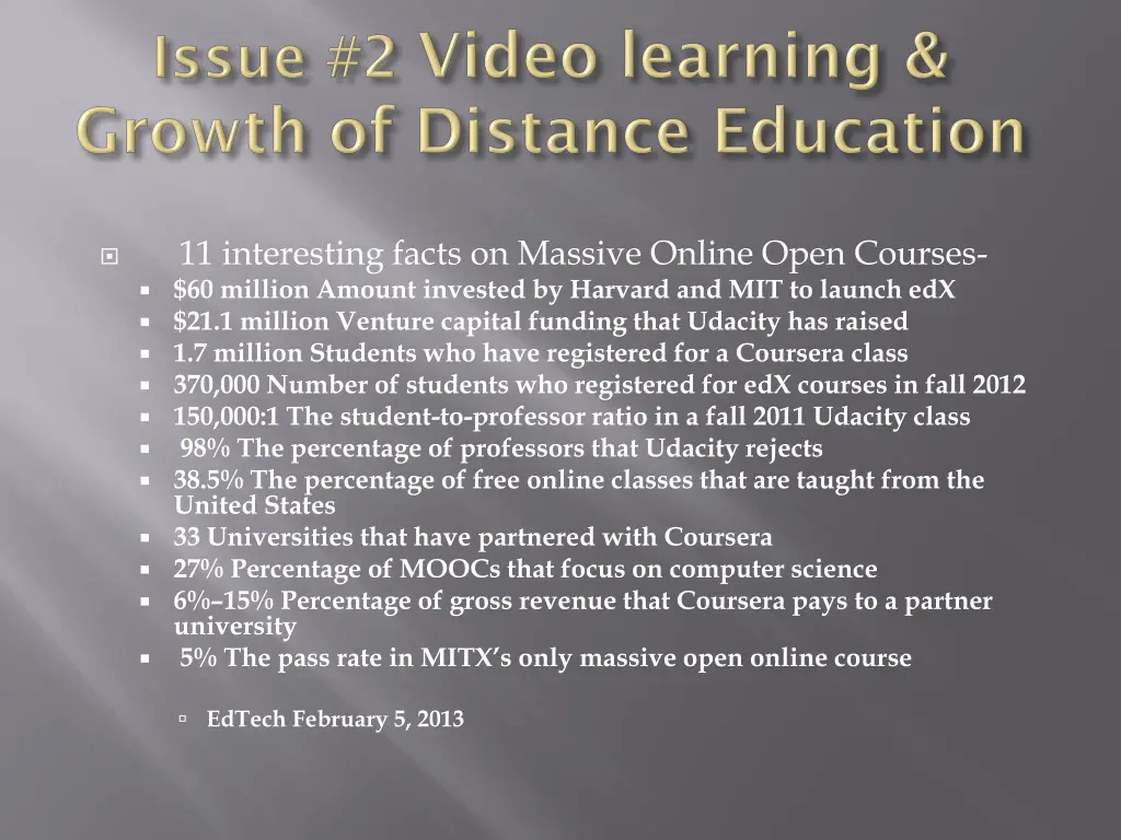 11 interesting facts on massive online open