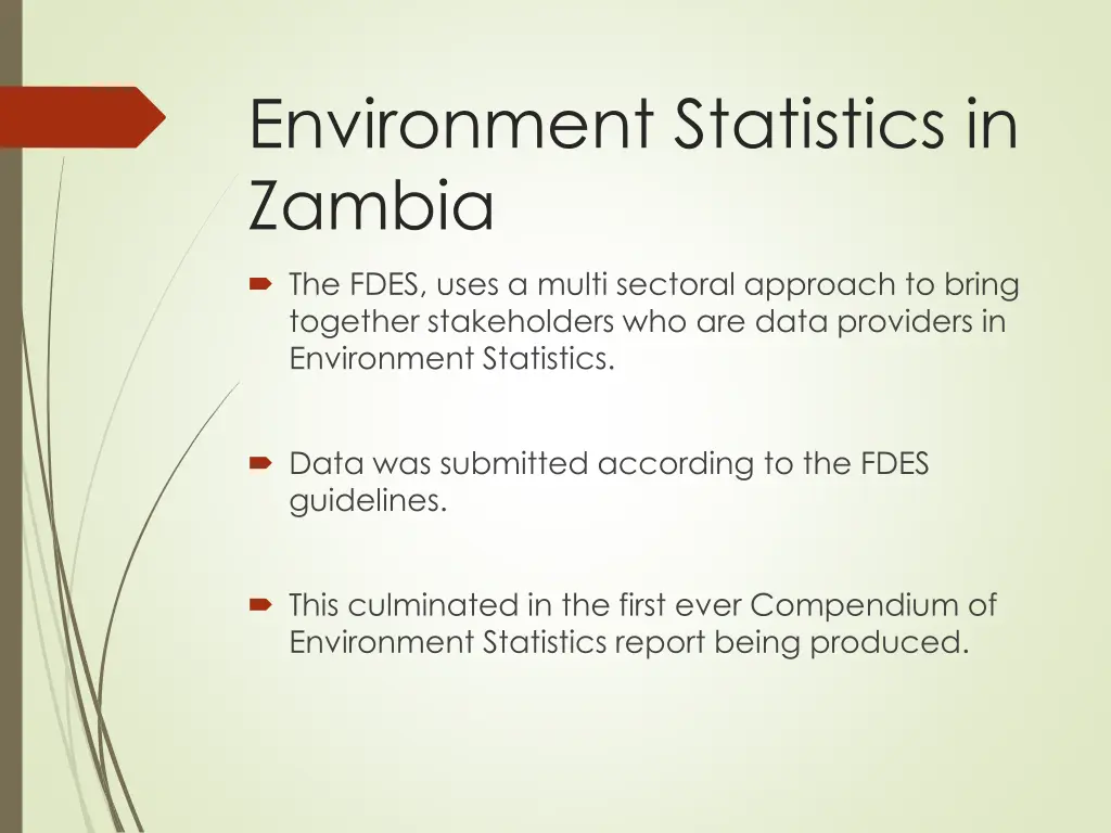 environment statistics in zambia