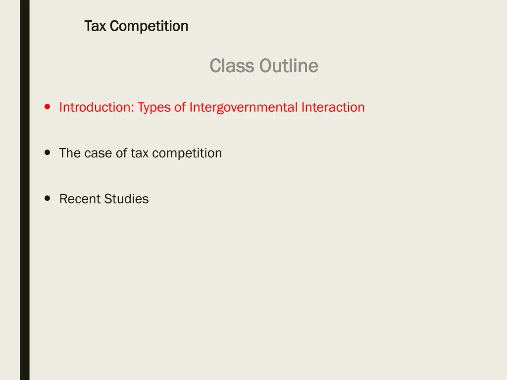 tax competition tax competition 1