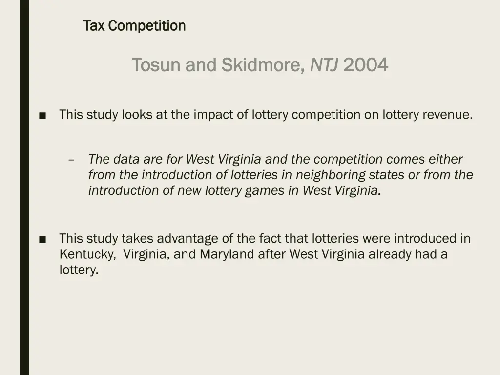 tax competition tax competition 17