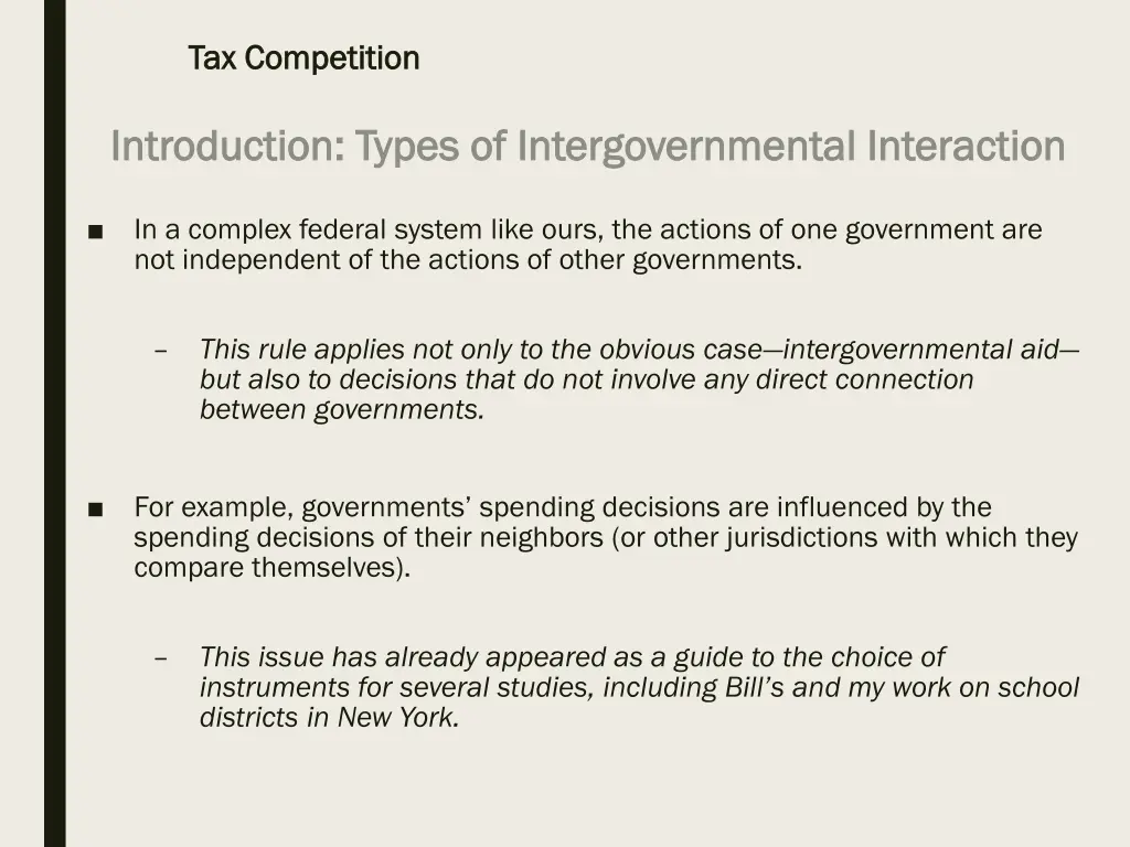 tax competition tax competition 2