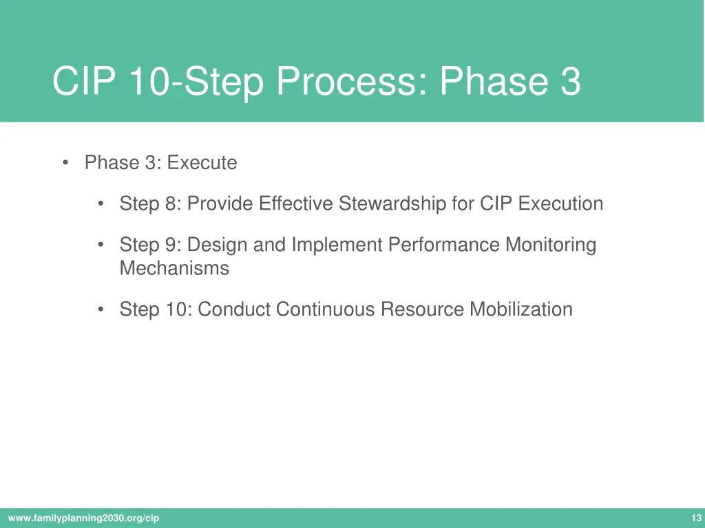 cip 10 step process phase 3