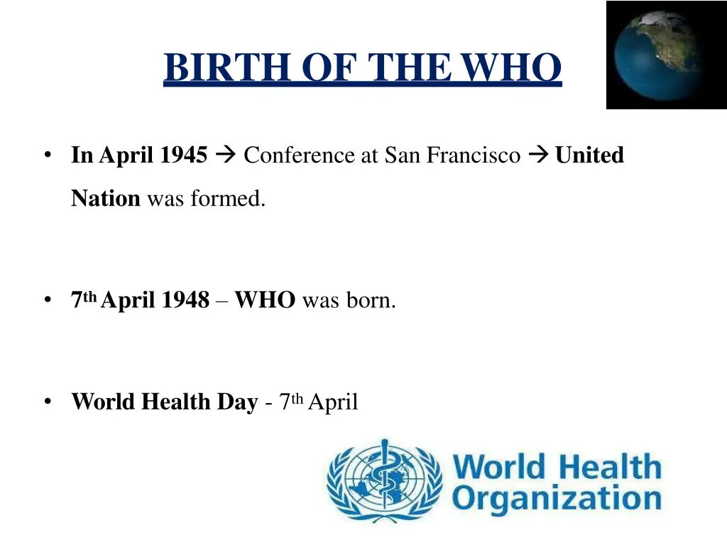 birth of thewho