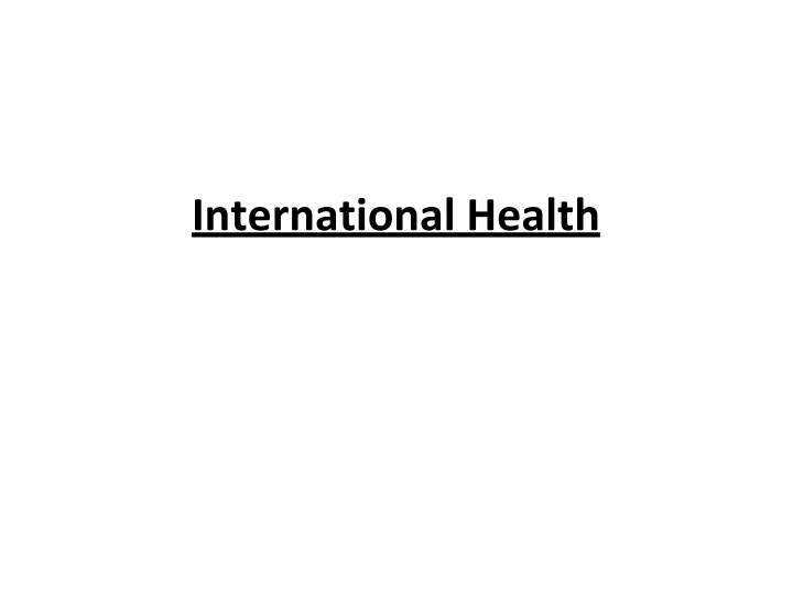 international health