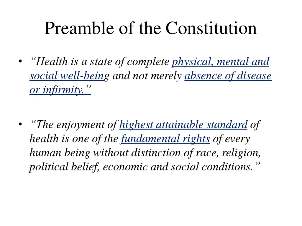 preamble of the constitution