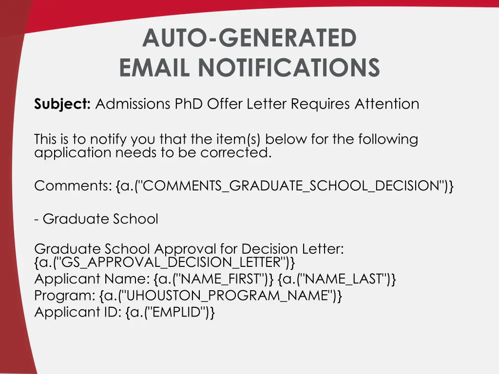 auto generated email notifications 1