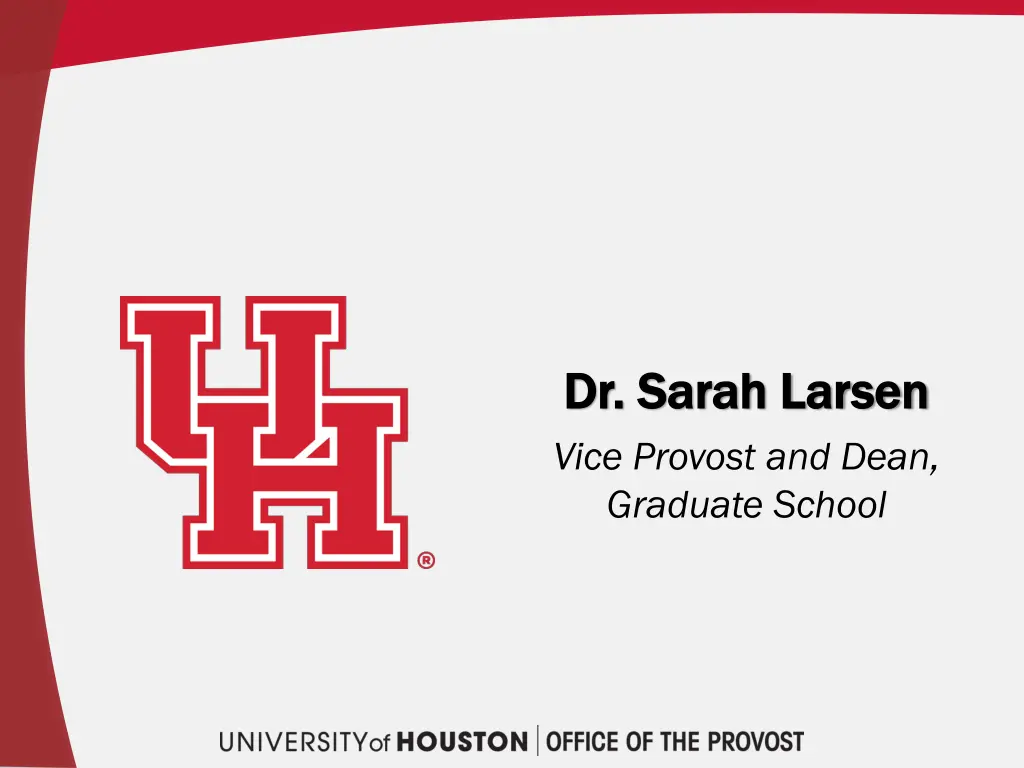 dr sarah larsen dr sarah larsen vice provost