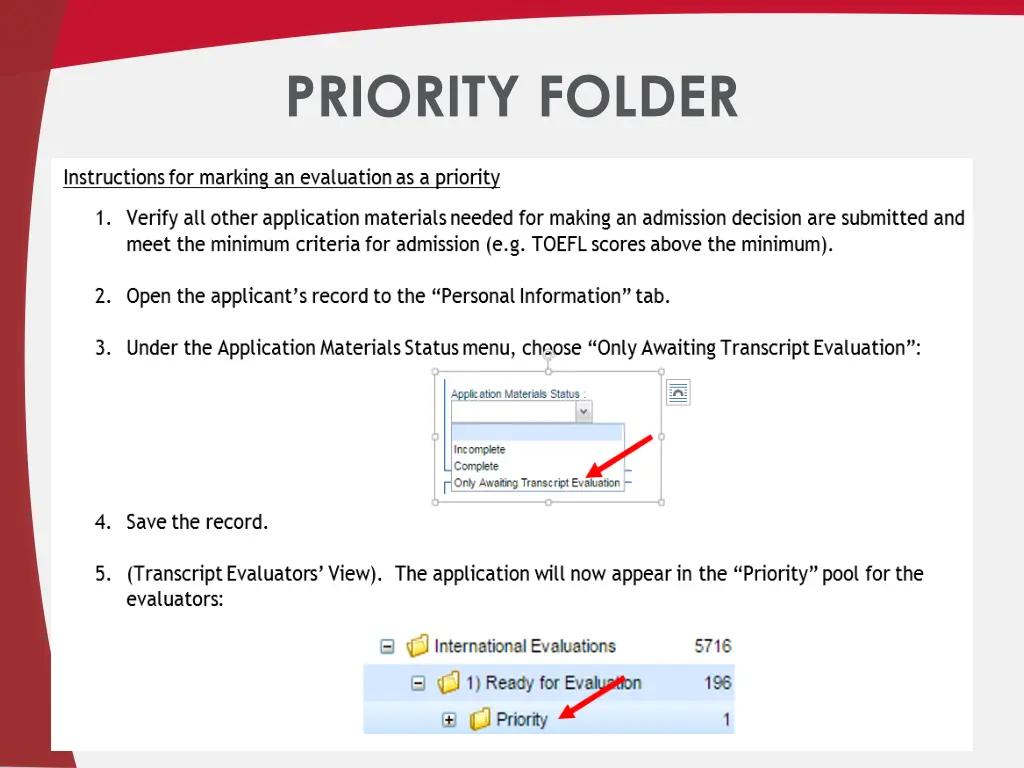 priority folder