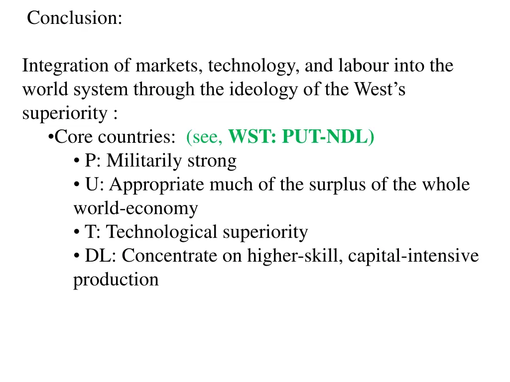 conclusion